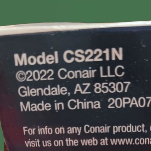 NIB CONAIR DOUBLE CERAMIC 1" FLAT IRON HAIR STRAIGHTENER - Picture 5 of 5